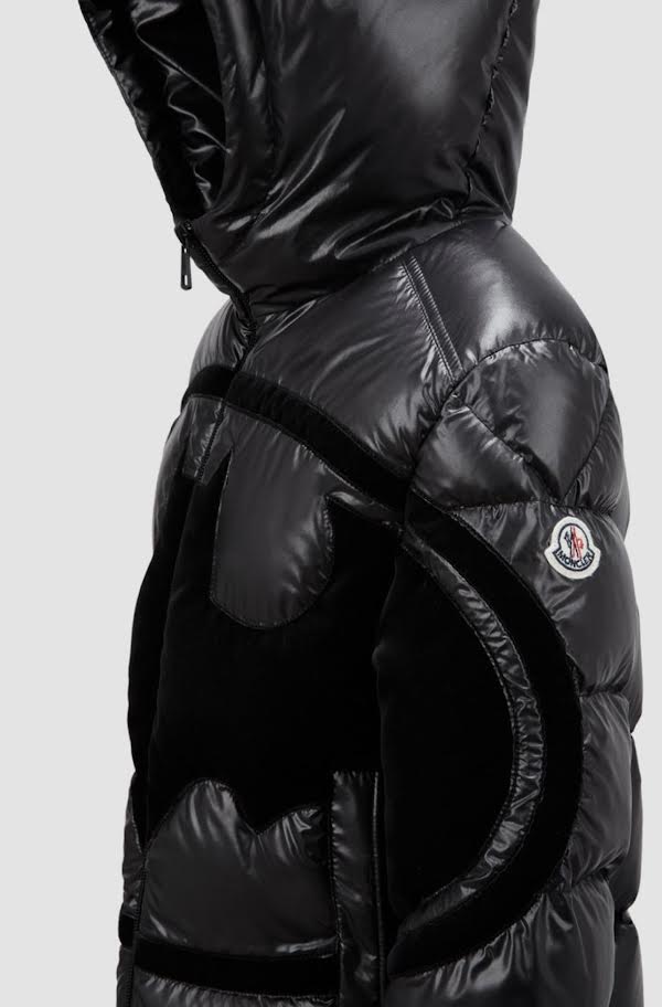 Moncler Solander Batman schwarze Daunenjacke