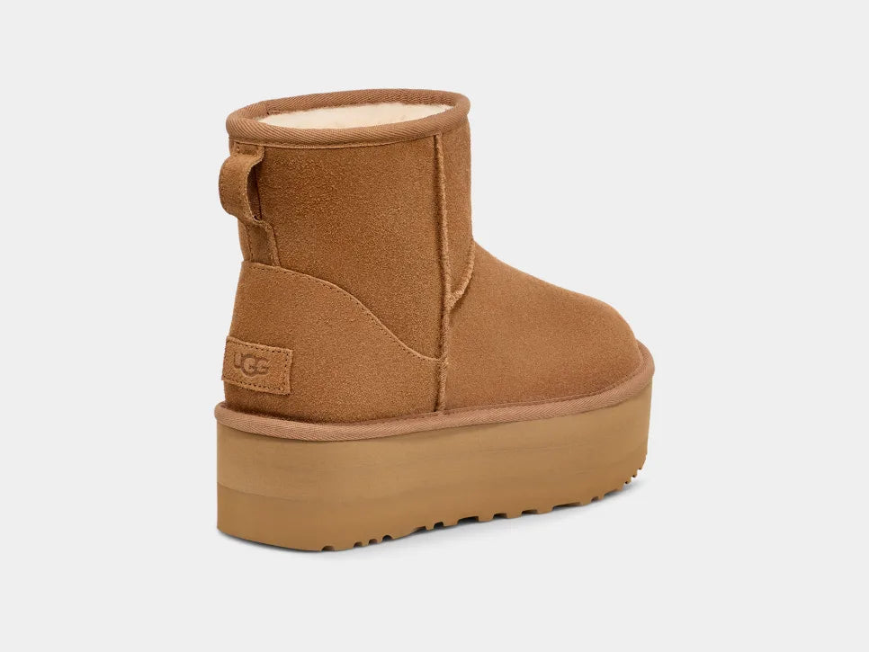 Klassischer Mini-Plateaustiefel
