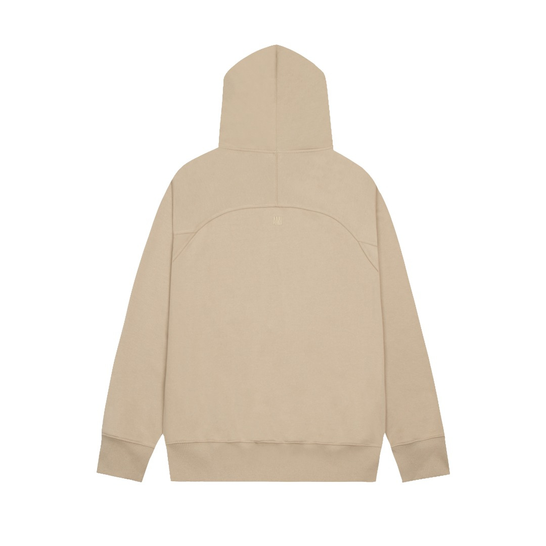 Veste Ami Paris Marron Cœur Marron