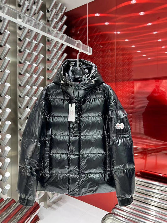 Moncler Maya 70. Jubiläums-Sonderedition Kurze Daunenjacke Schwarz
