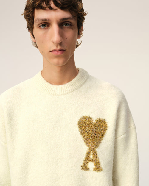 Off-White Friend Pullover mit goldenem Herz