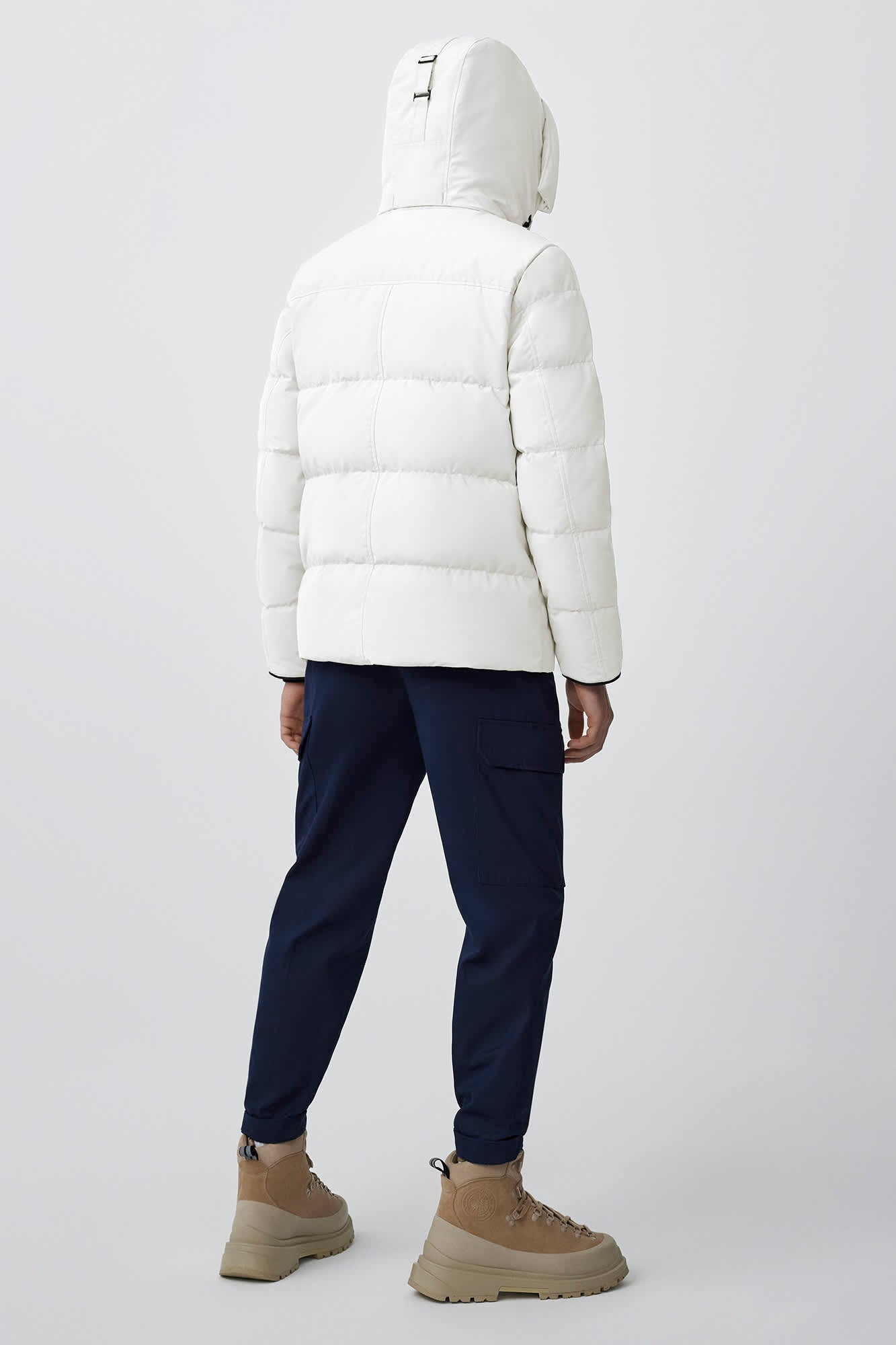 Canada Goose Wyndham White Black Label Parka