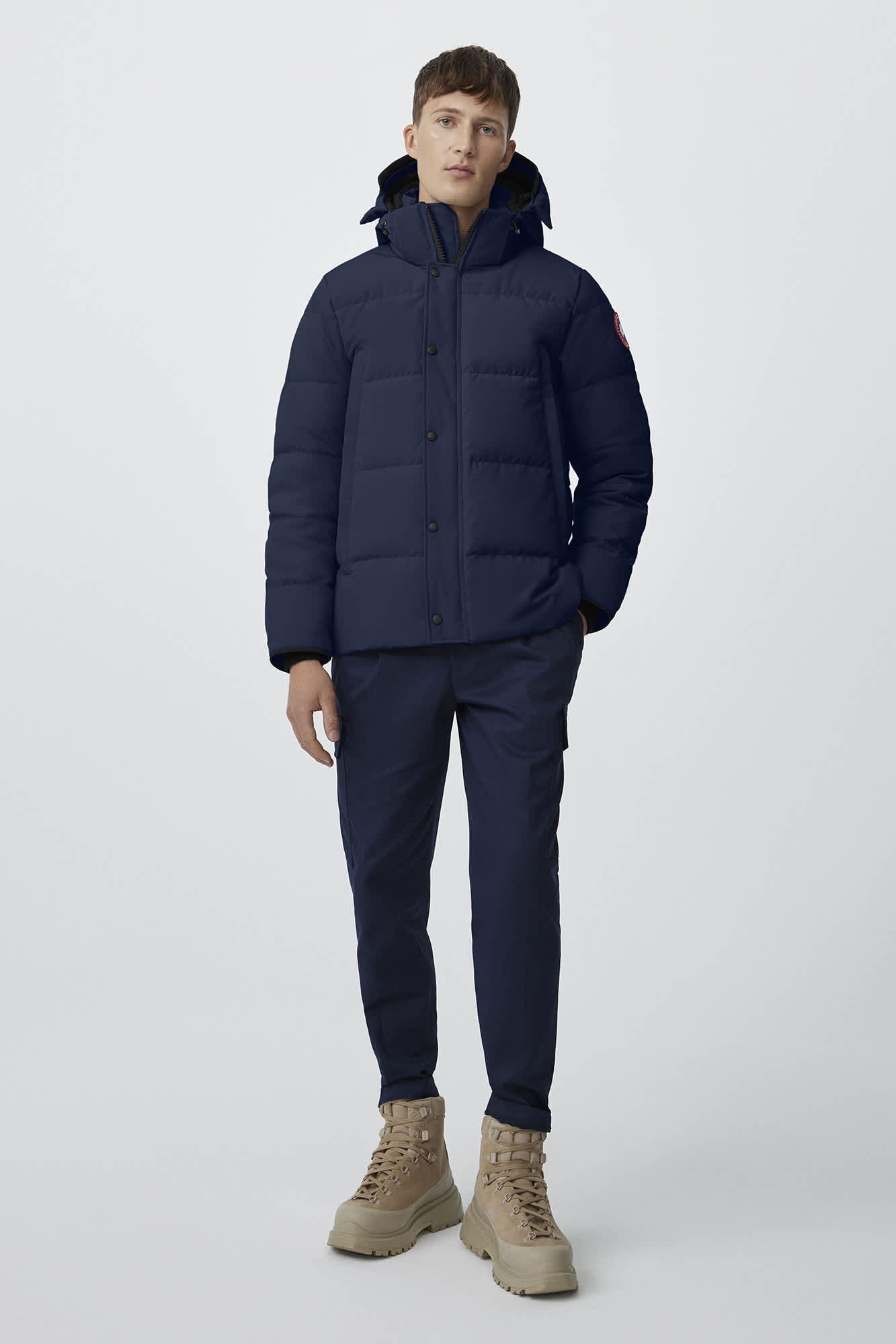 Parka Canada Goose Wyndham Bleu Marine Classic Label