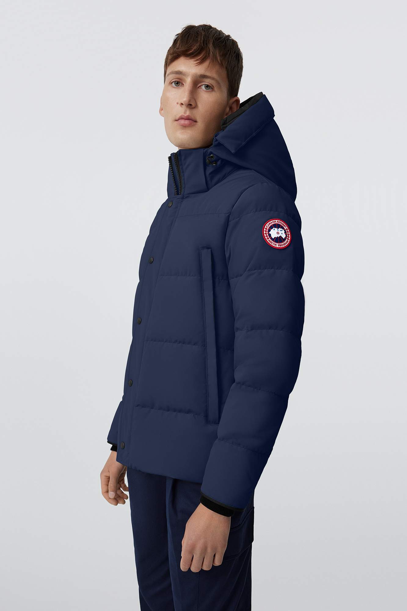 Parka Canada Goose Wyndham Bleu Marine Classic Label