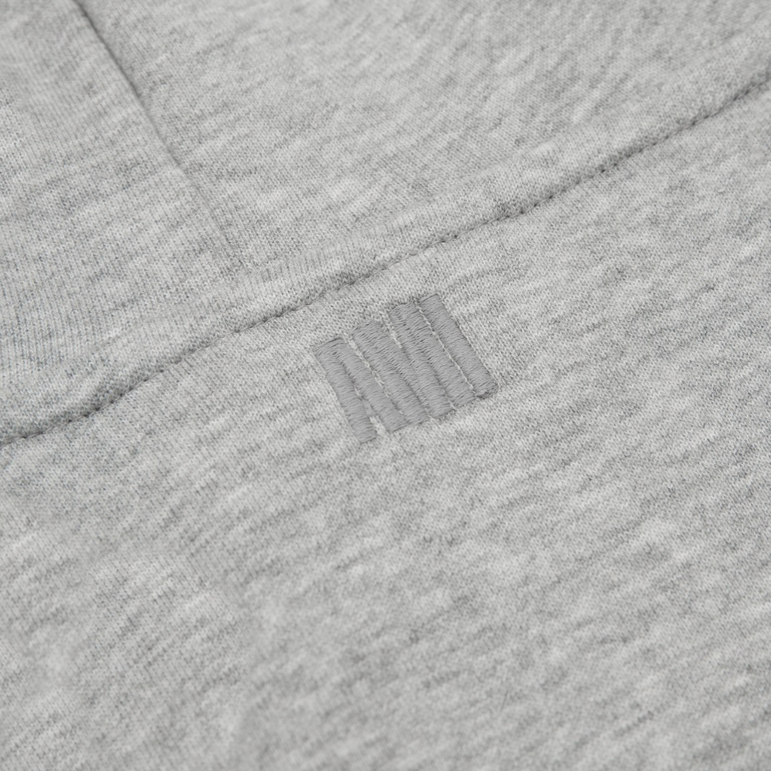 Ami Paris – Graue Jacke mit Herzmotiv