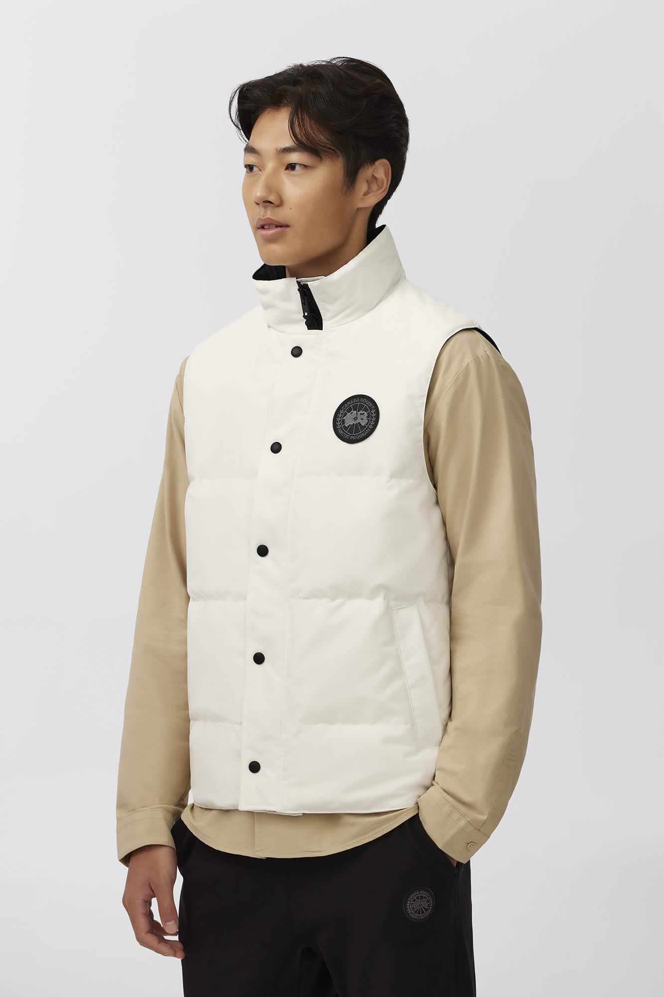 Canada Goose Jungen Weste Weiß Black Label