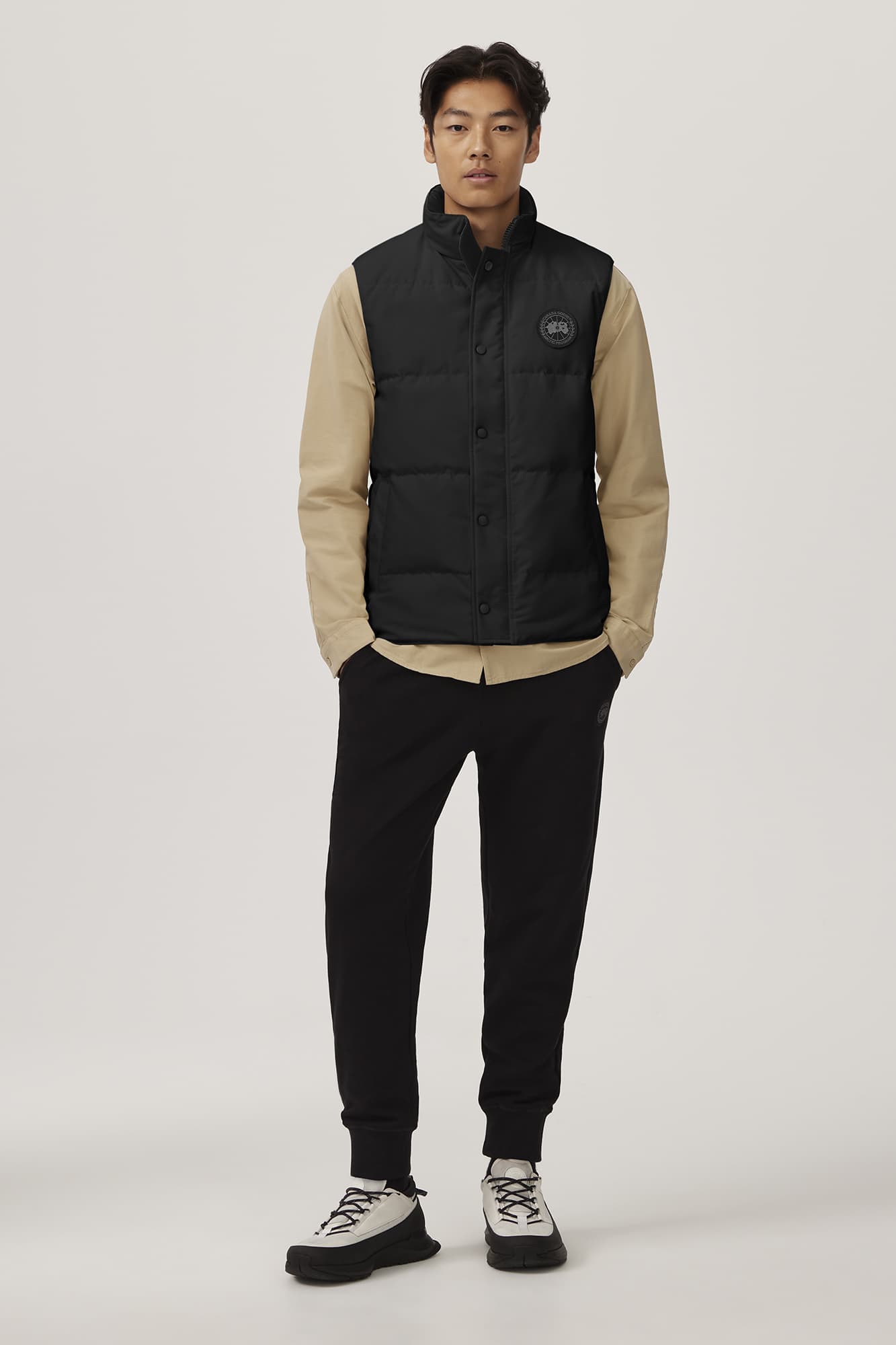 Gilet Garson Canada Goose Noir Black Label
