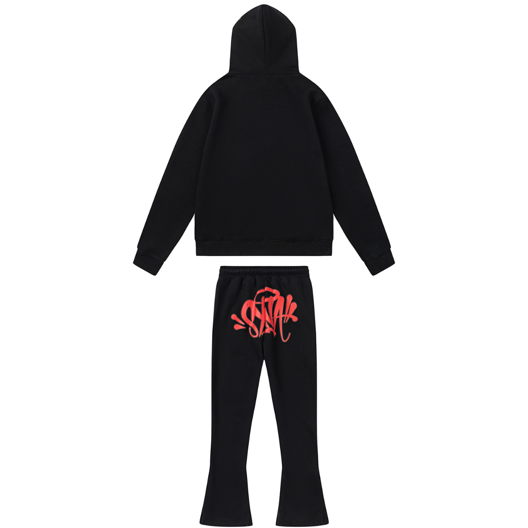 Syna World Schwarz-Roter Trainingsanzug