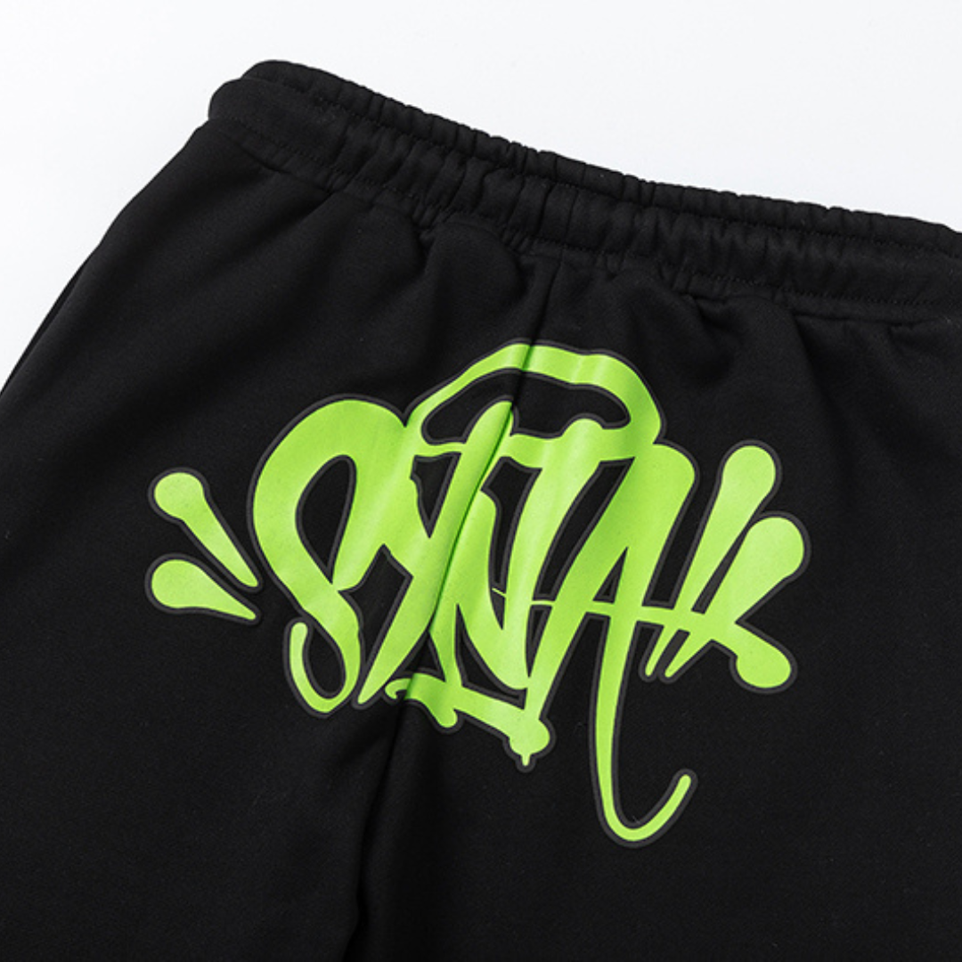 Syna World Schwarz-Grüner Trainingsanzug
