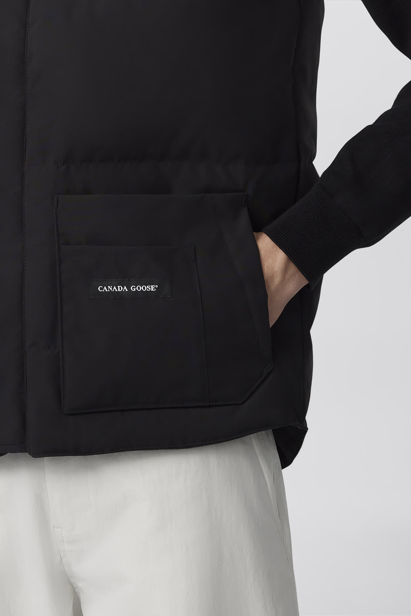 Gilet Freestyle Crew Canada Goose Noir