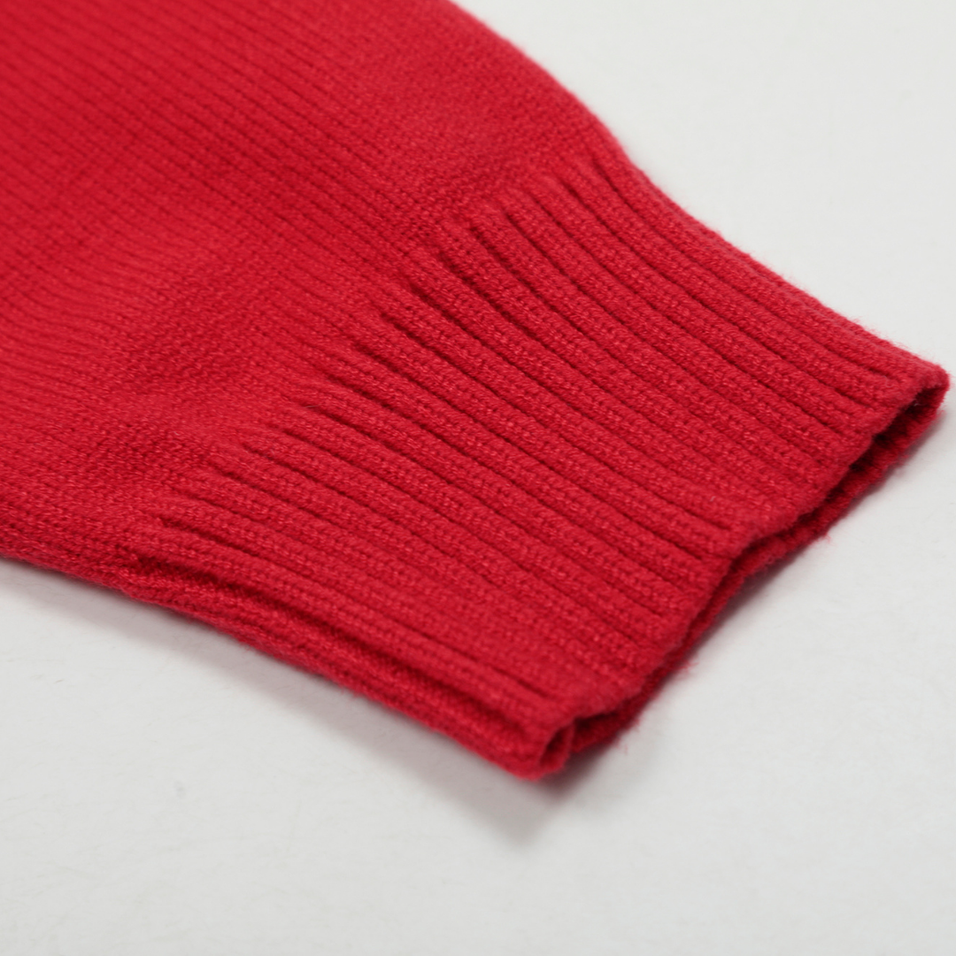 Ami Paris Roter Pullover mit Herz