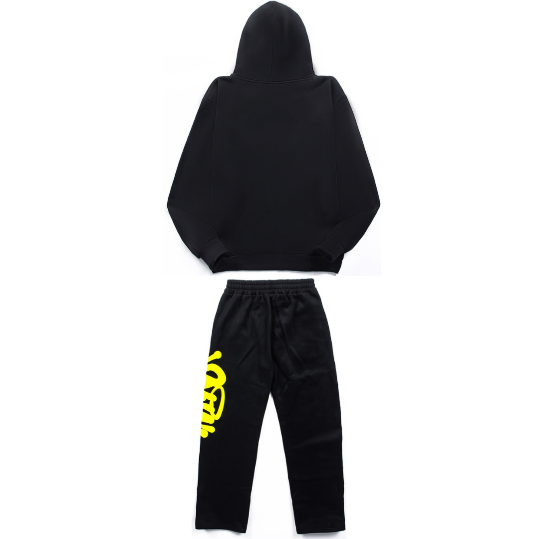 Syna World Trainingsanzug in Schwarz mit Monogramm