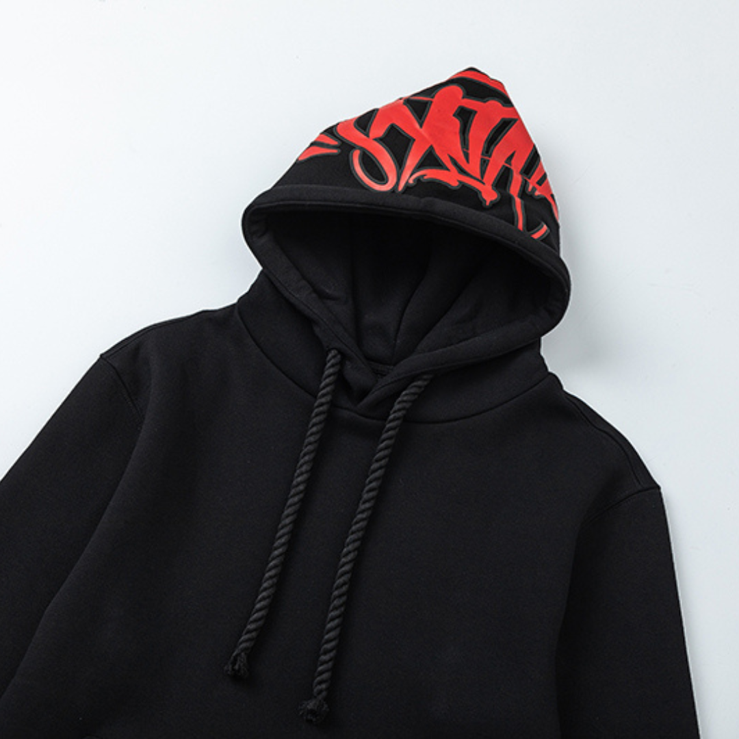 Syna World Schwarz-Roter Trainingsanzug