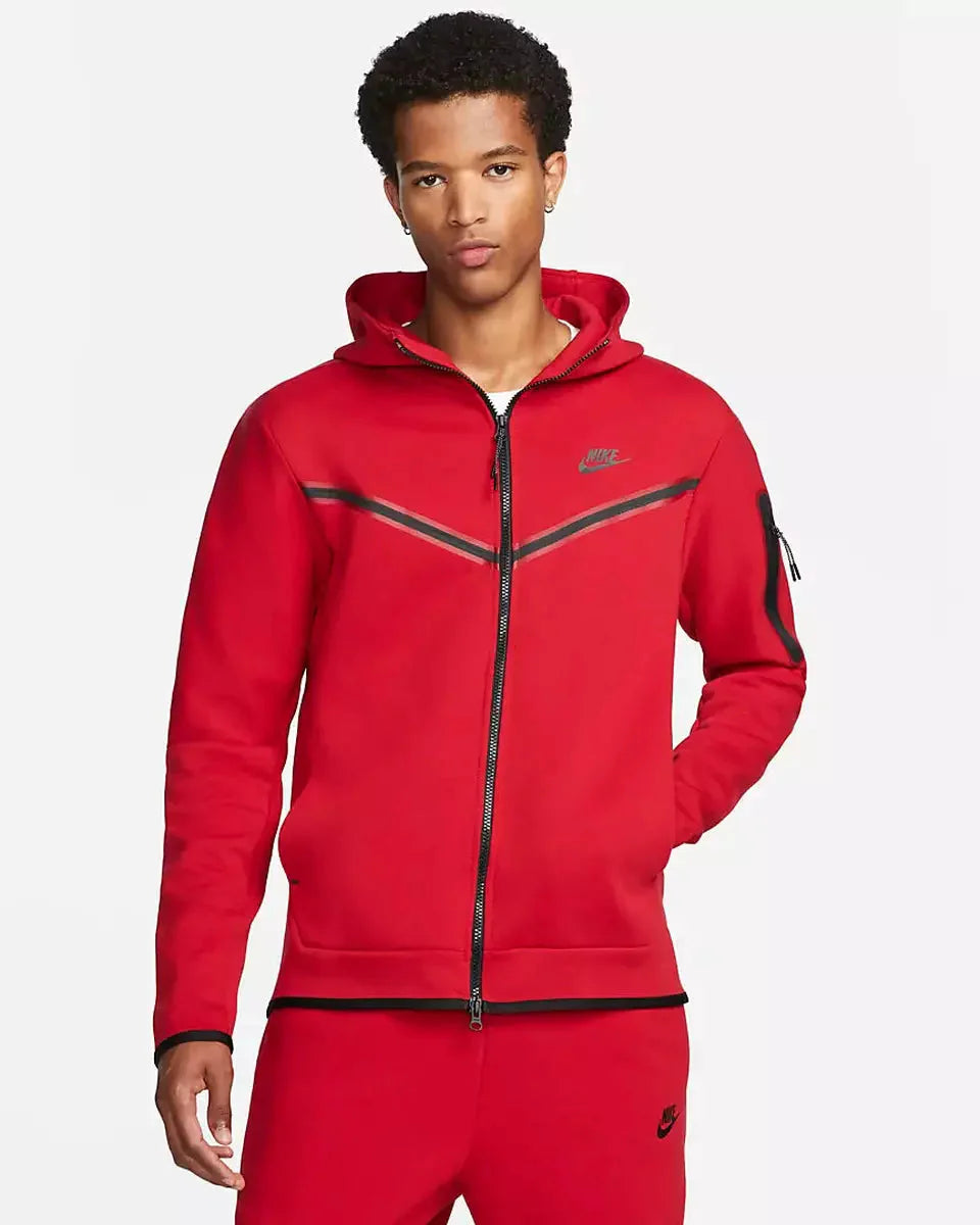 Nike Tech Fleece Trainingsanzug University Red