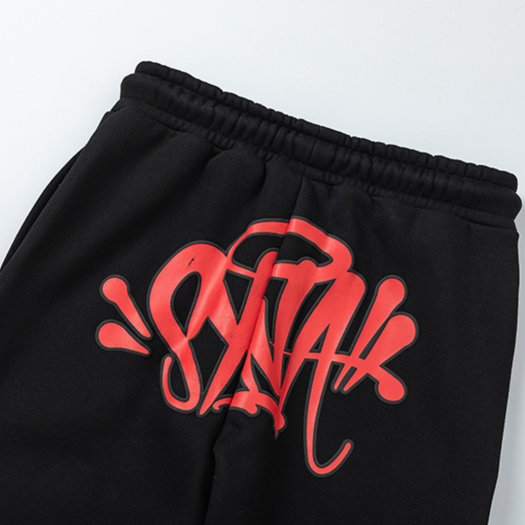 Syna World Schwarz-Roter Trainingsanzug