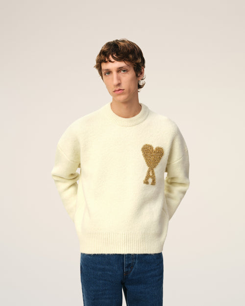 Off-White Friend Pullover mit goldenem Herz