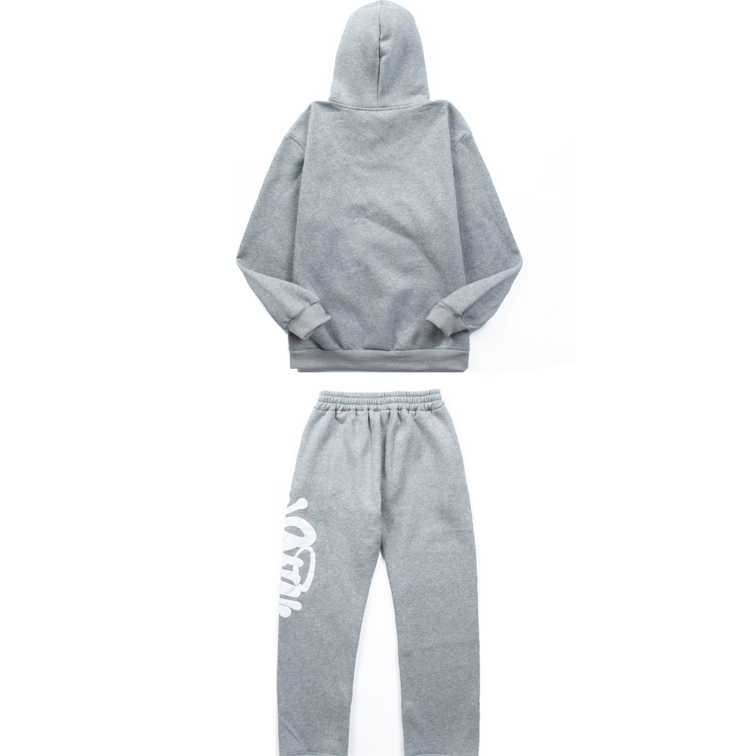 Syna World Trainingsanzug in Grau mit Monogramm