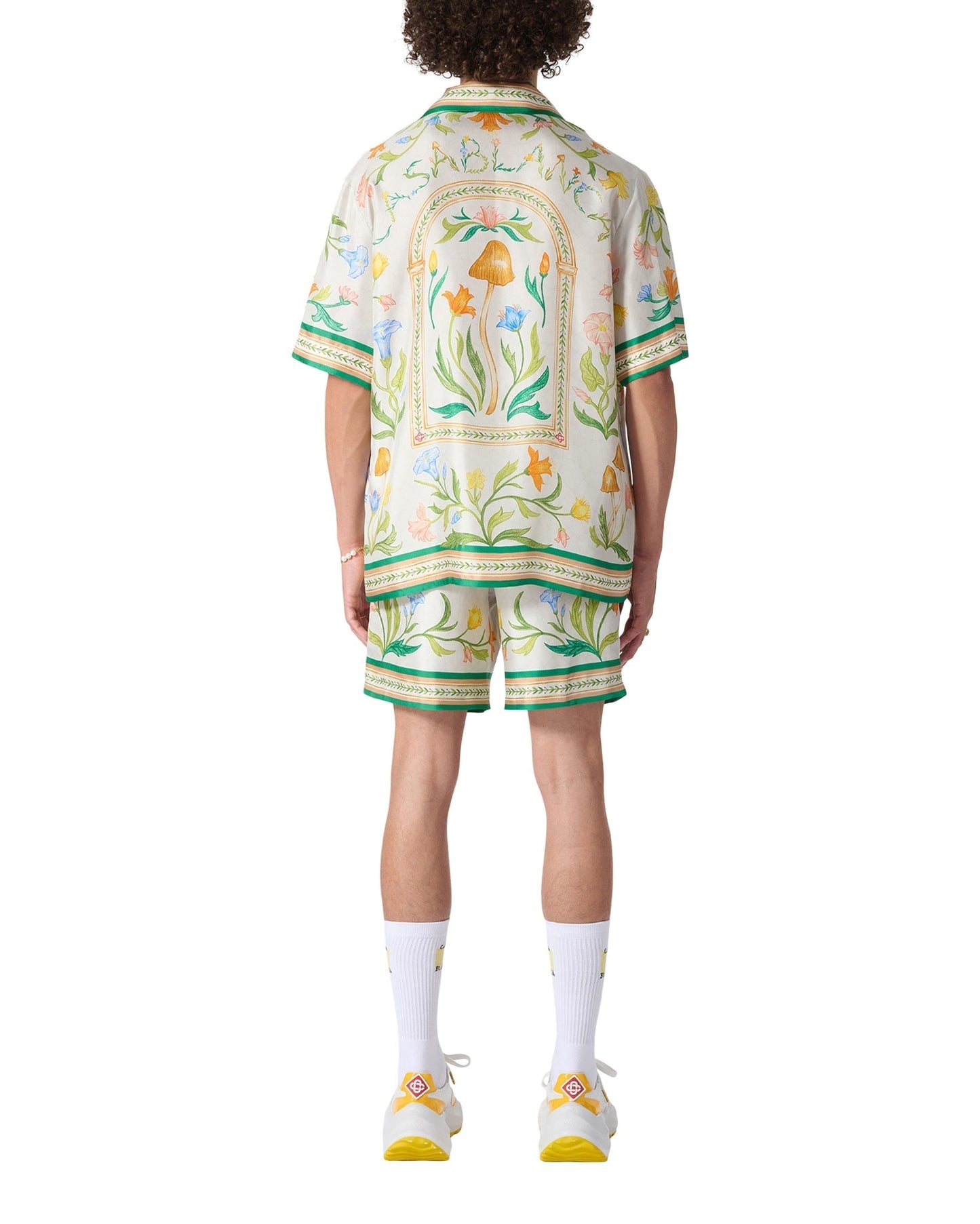 L'Arche Fleurie Silk Shirt