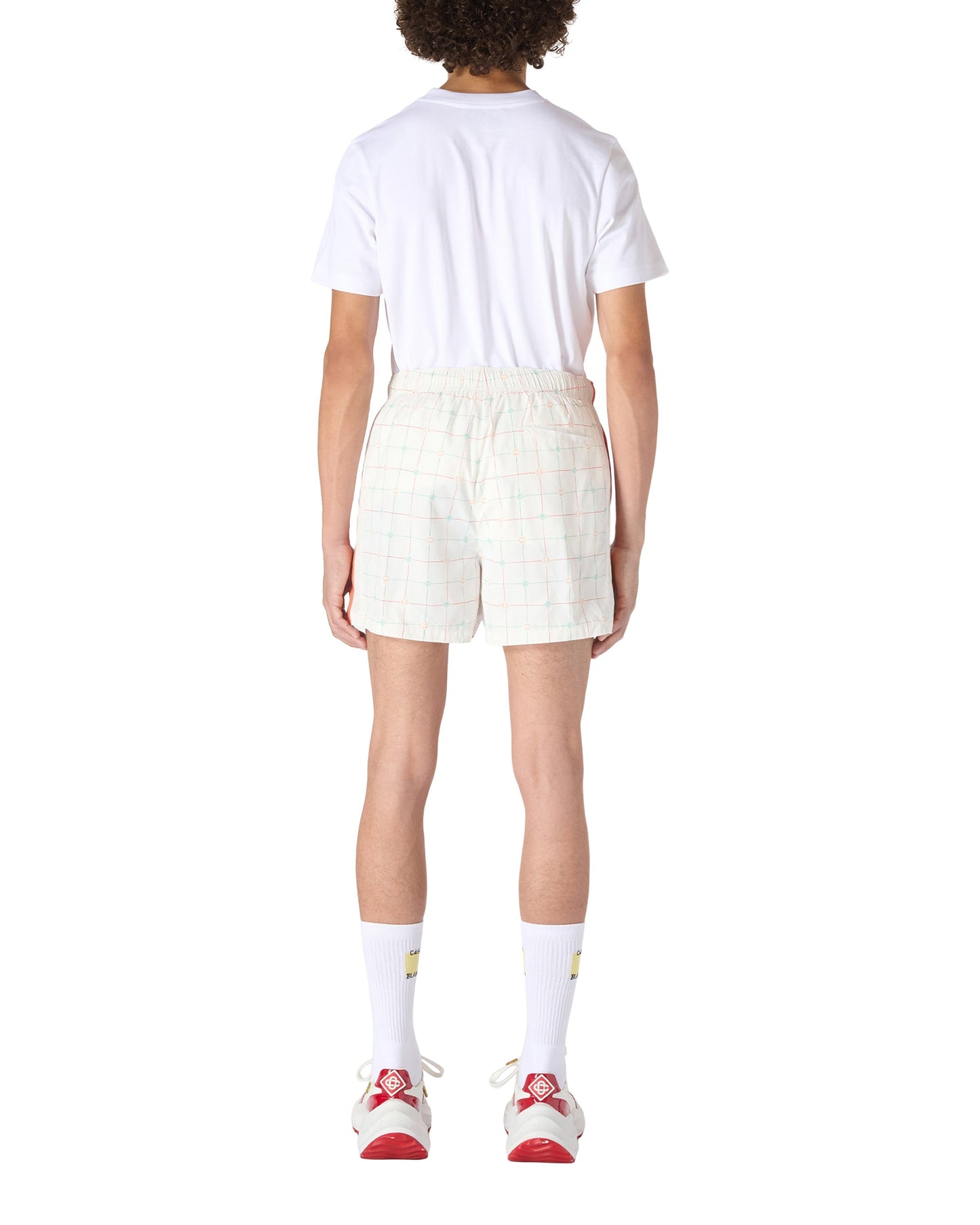 Tennis Club Check Tracksuit Shorts