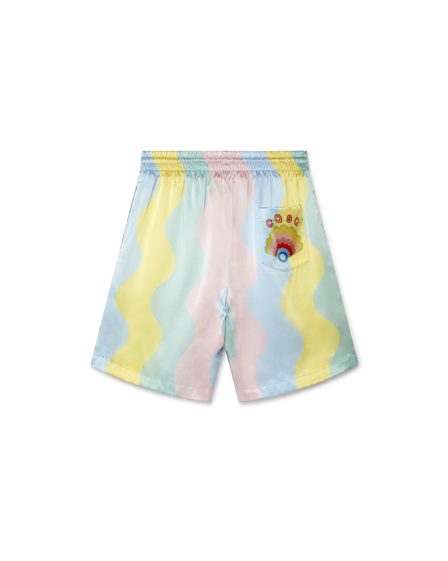 Casa Shell Wave Silk Shorts