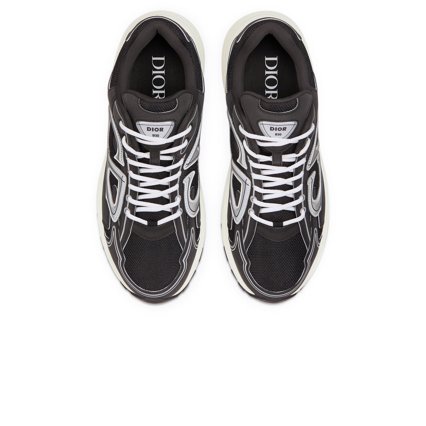 Dior B30 Mesh Schwarz Weiß