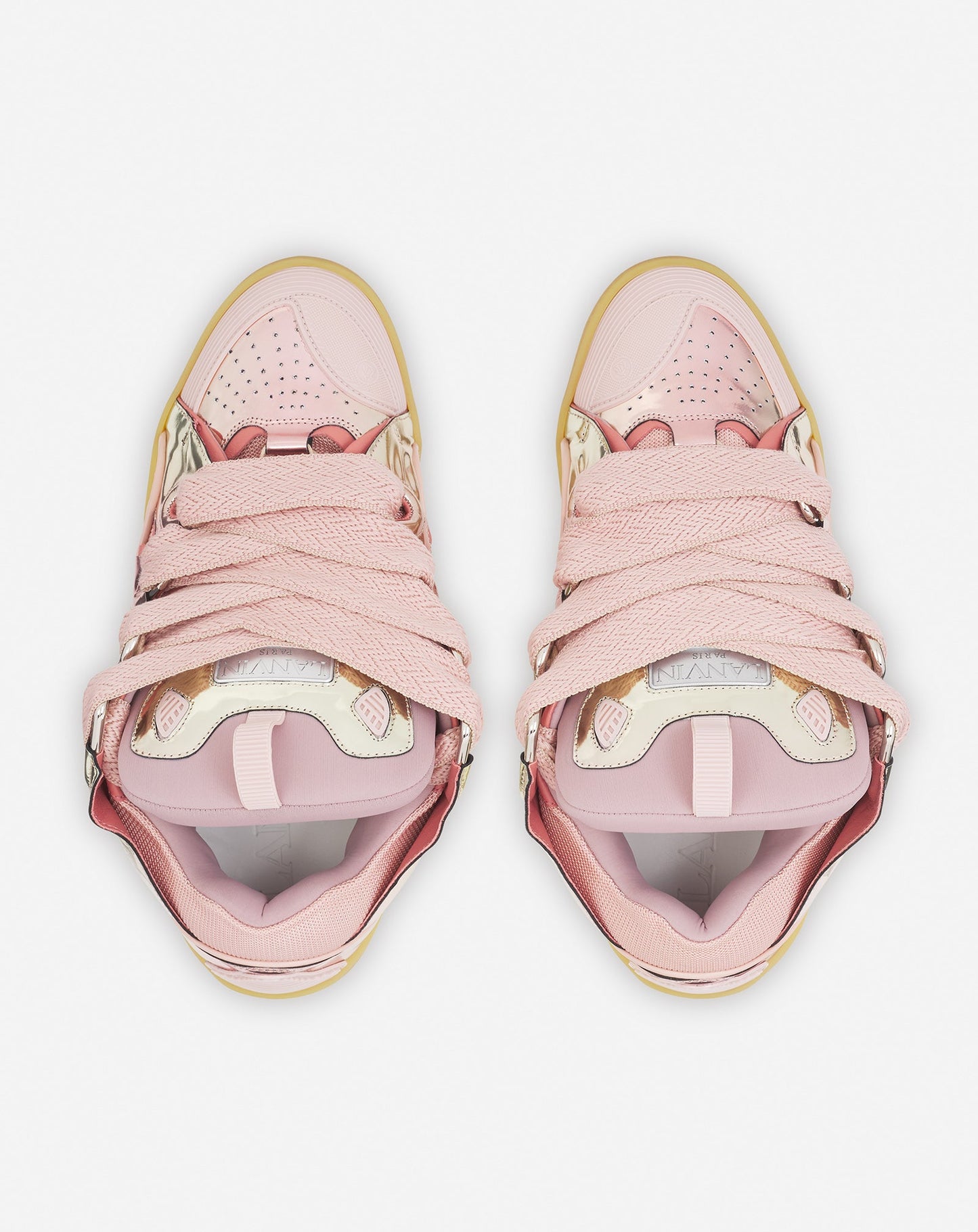 Lanvin Rose Metallic-Sneakers