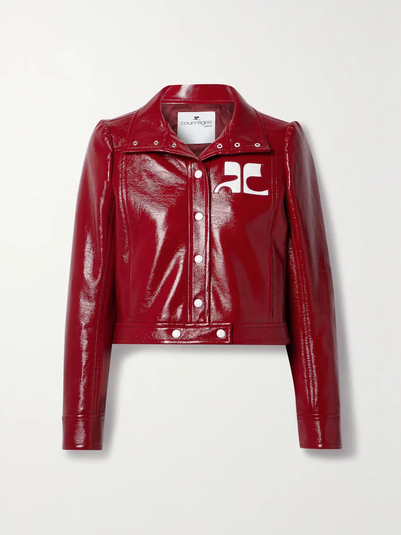 Blouson Vinyle Courrèges Bordeaux