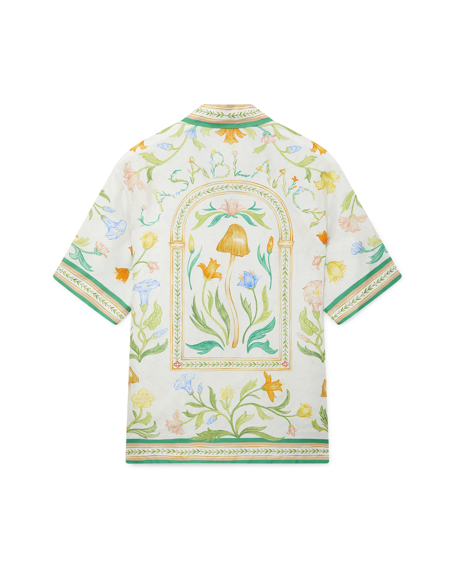 L'Arche Fleurie Silk Shirt