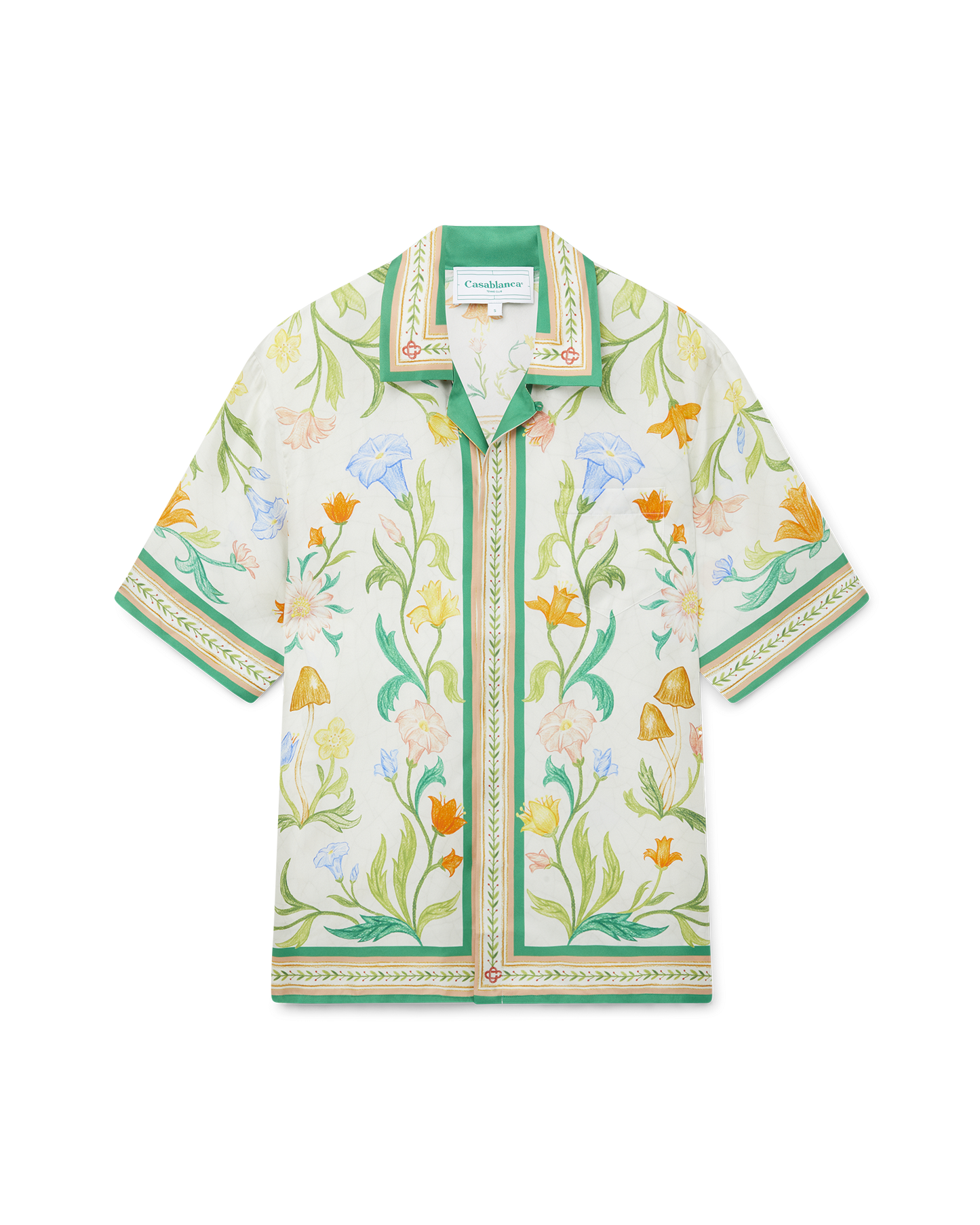 L'Arche Fleurie Silk Shirt
