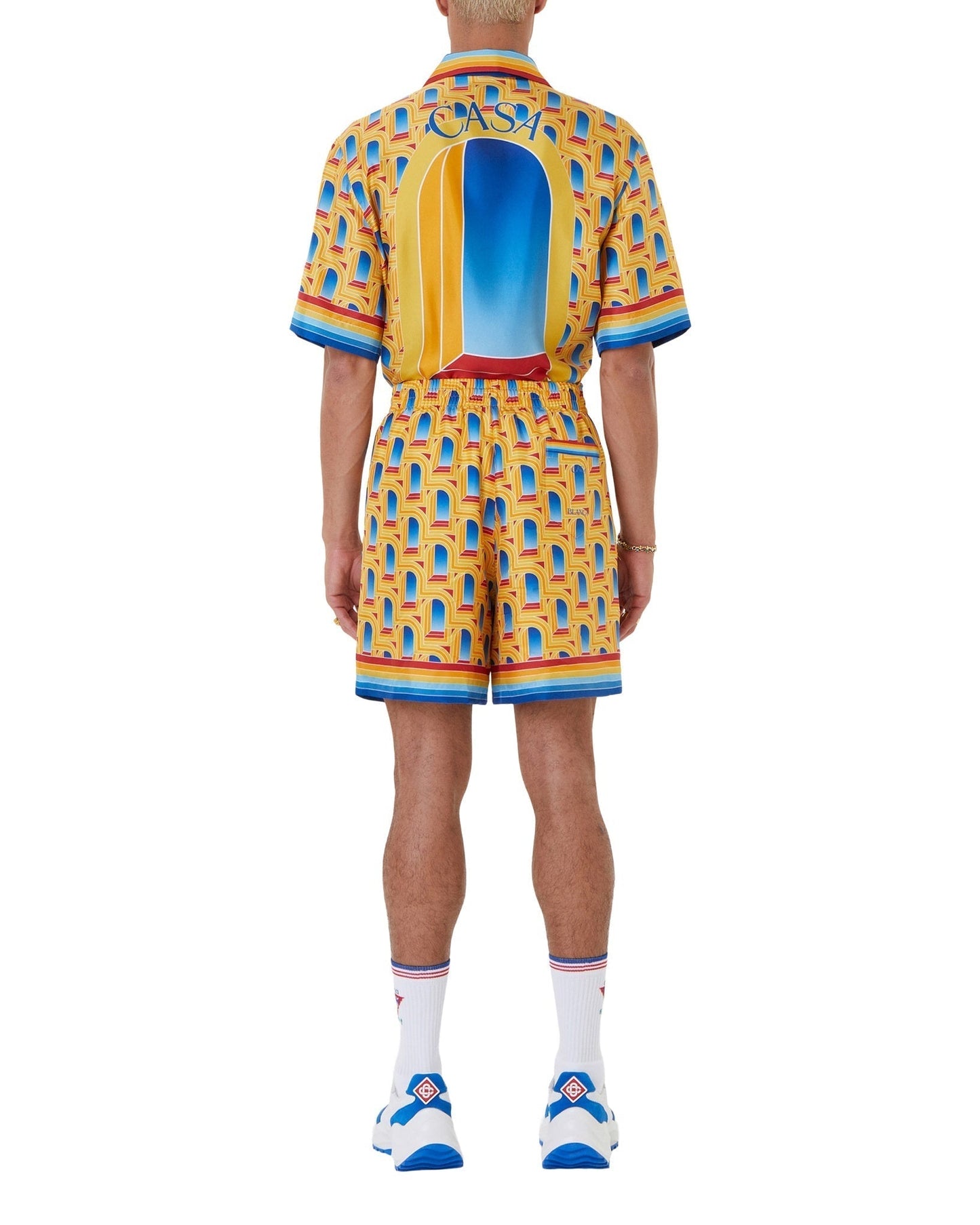 L'Arche De Jour Silk Shorts