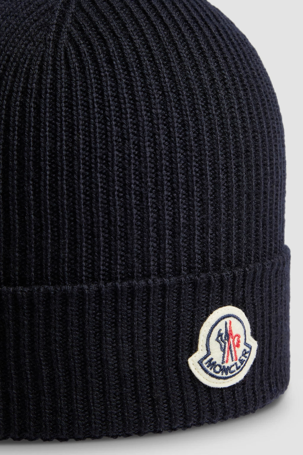 Bonnet en laine fine Bleu marine