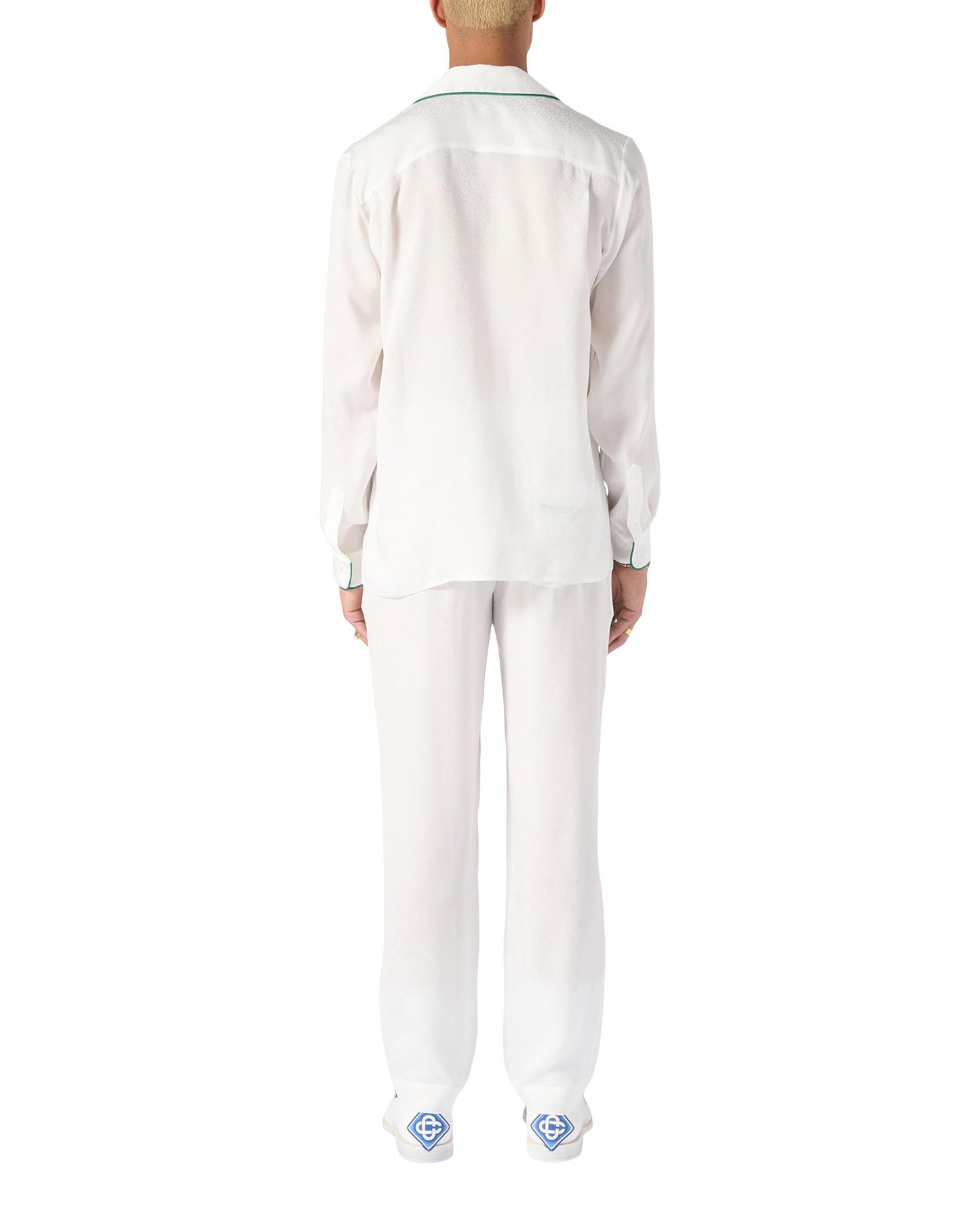 Monogram Pyjama Silk Shirt