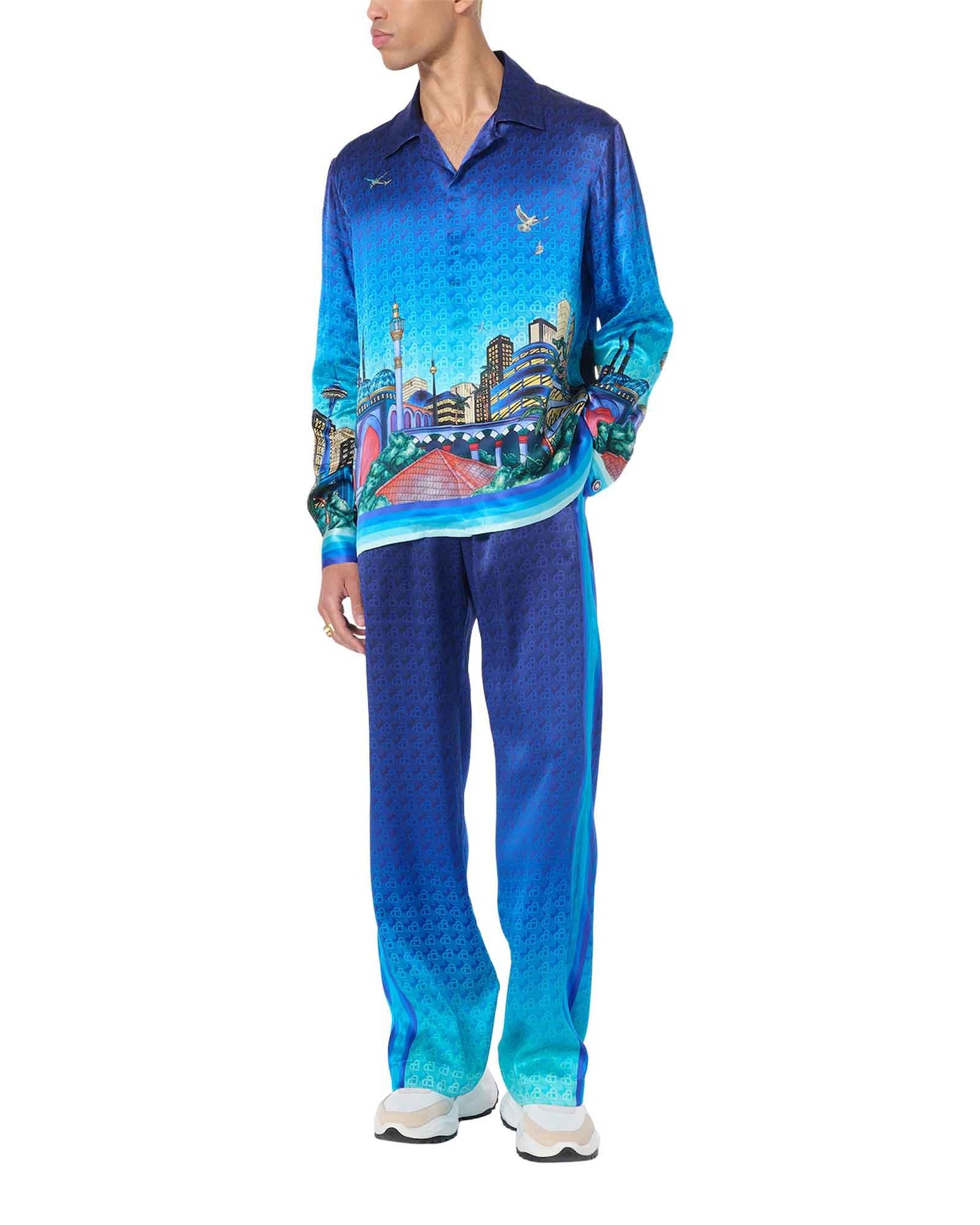 The Night View Silk Shirt