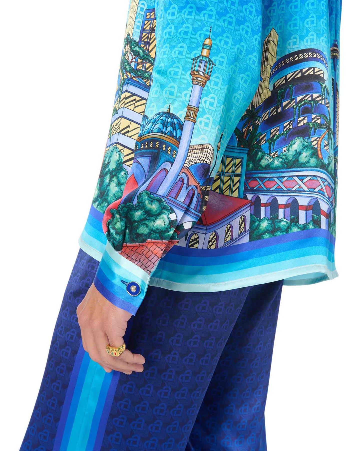 The Night View Silk Shirt