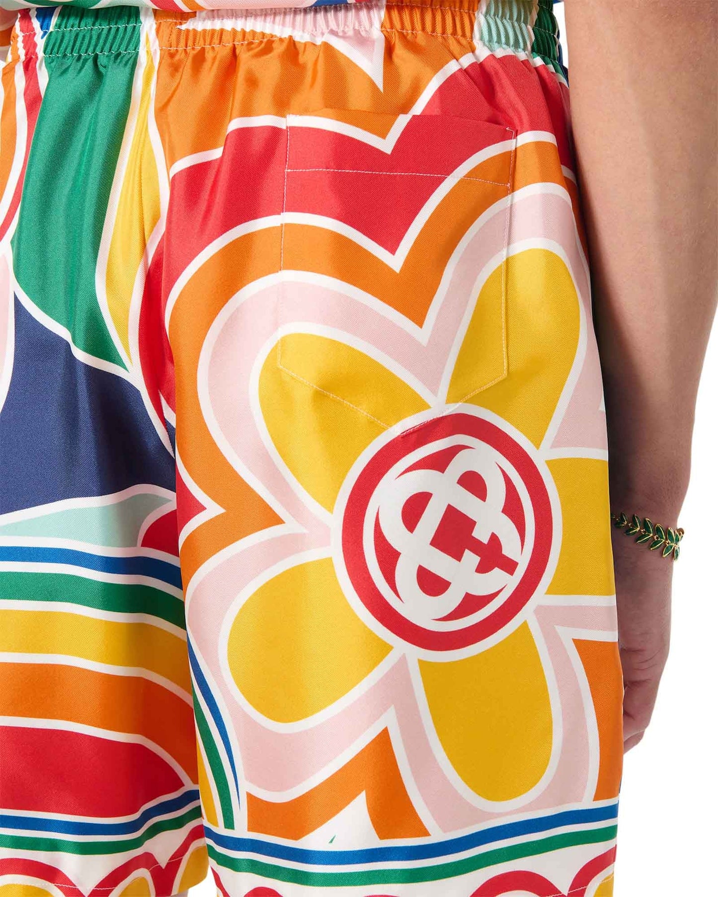 Flower Power Seidenshorts