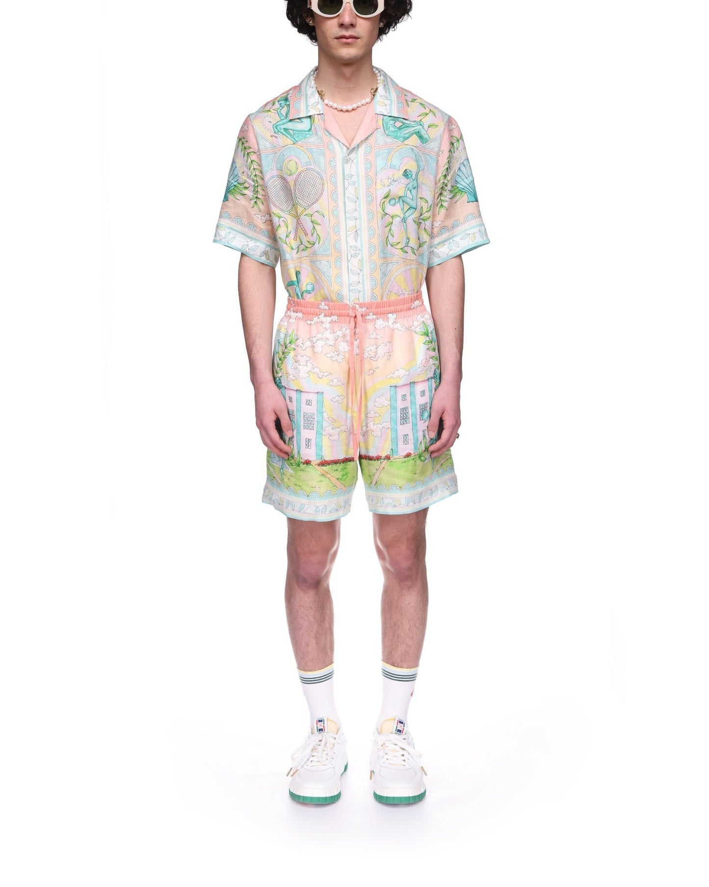 Vase Leinenshorts