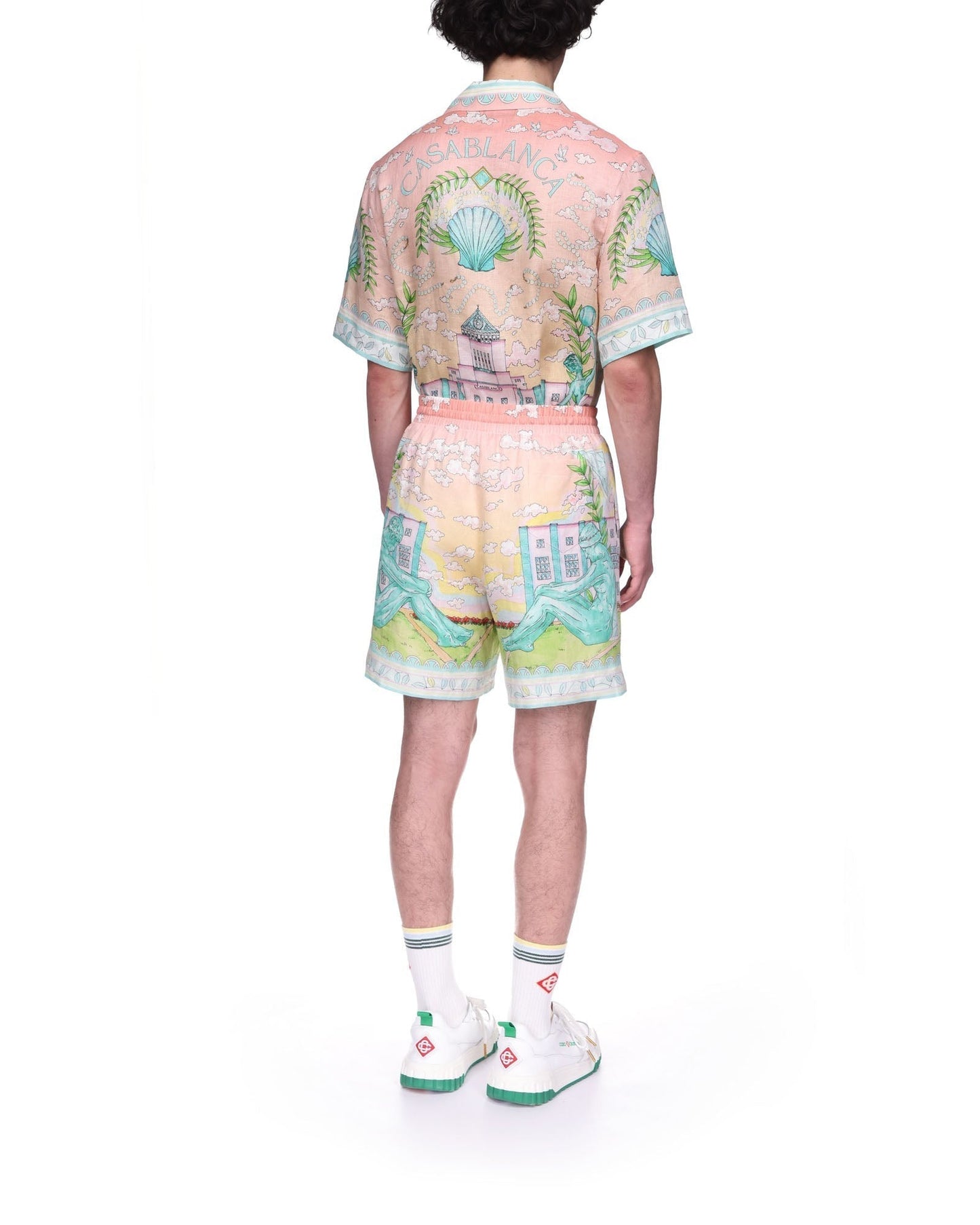 Vase Leinenshorts