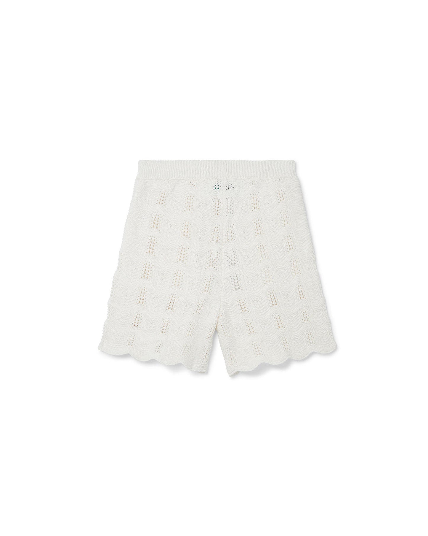 Gehäkelte Shorts mit Wellenmuster