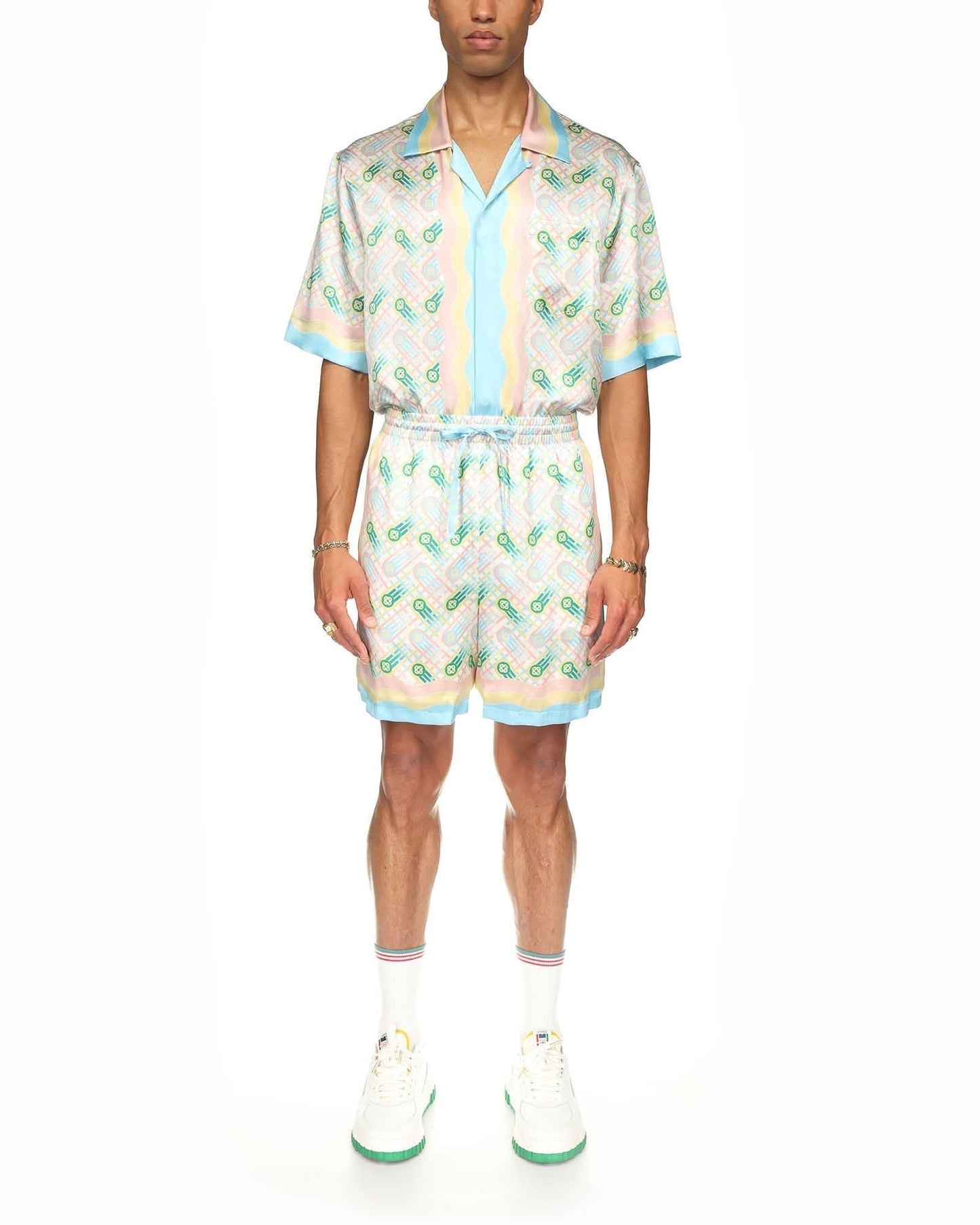 Ping Pong Silk Shorts