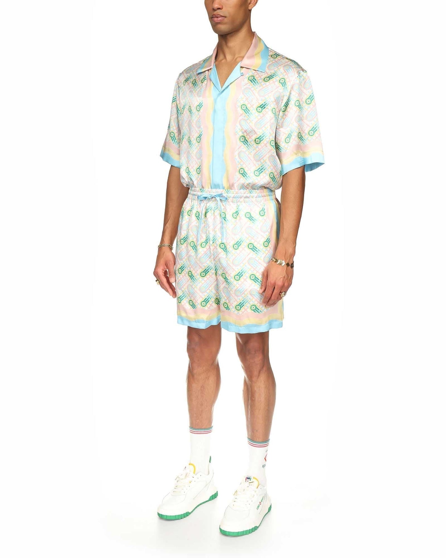 Ping Pong Silk Shorts