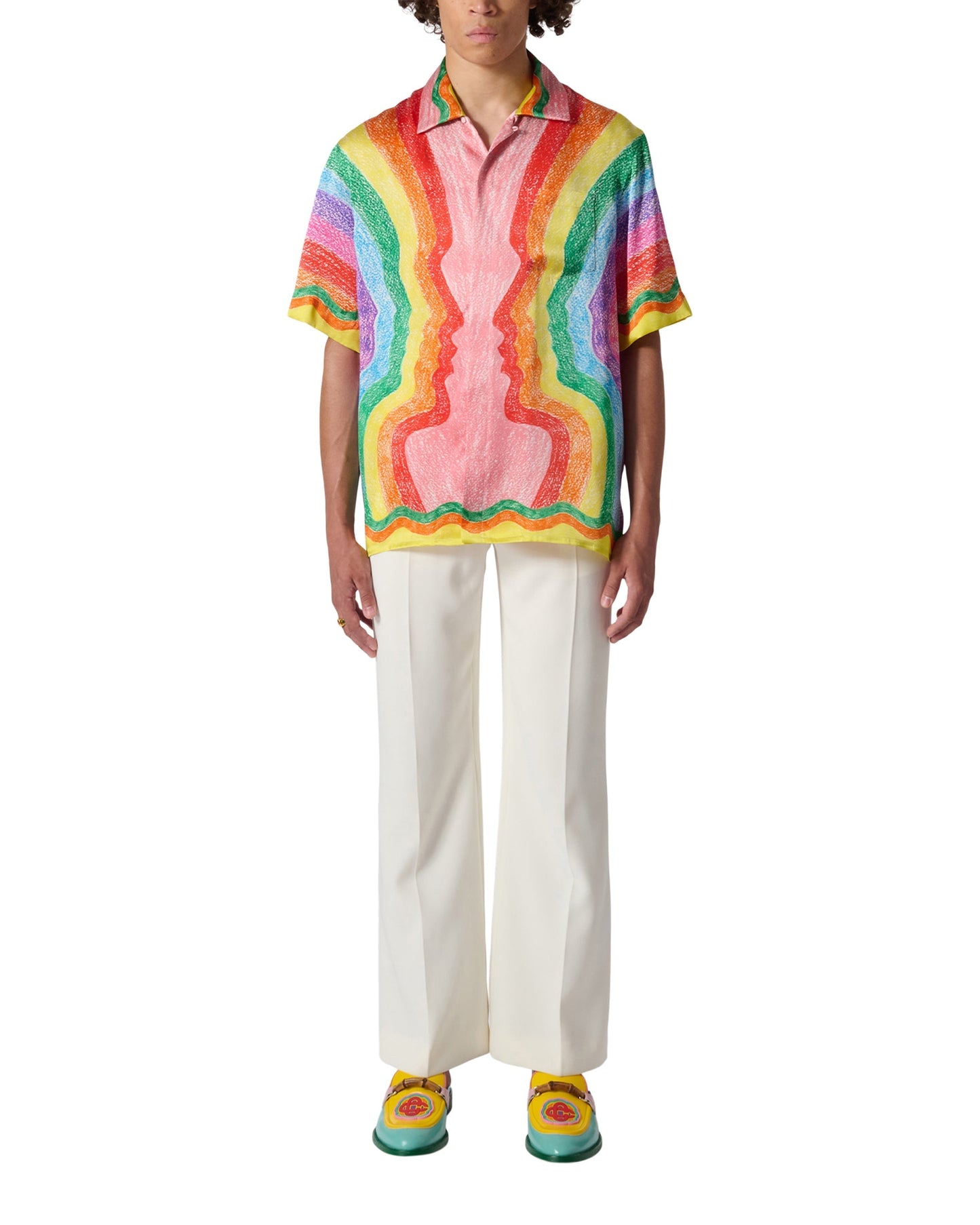 Mind Vibrations Silk Shirt
