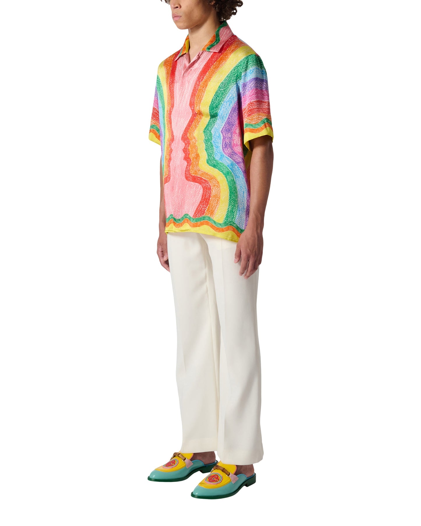 Mind Vibrations Silk Shirt