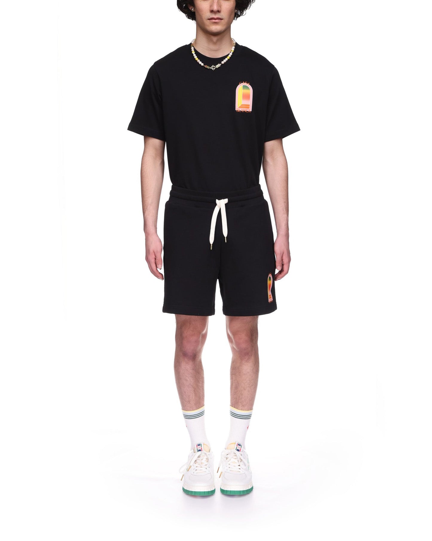 L'Arche Sweatshorts mit Farbverlauf