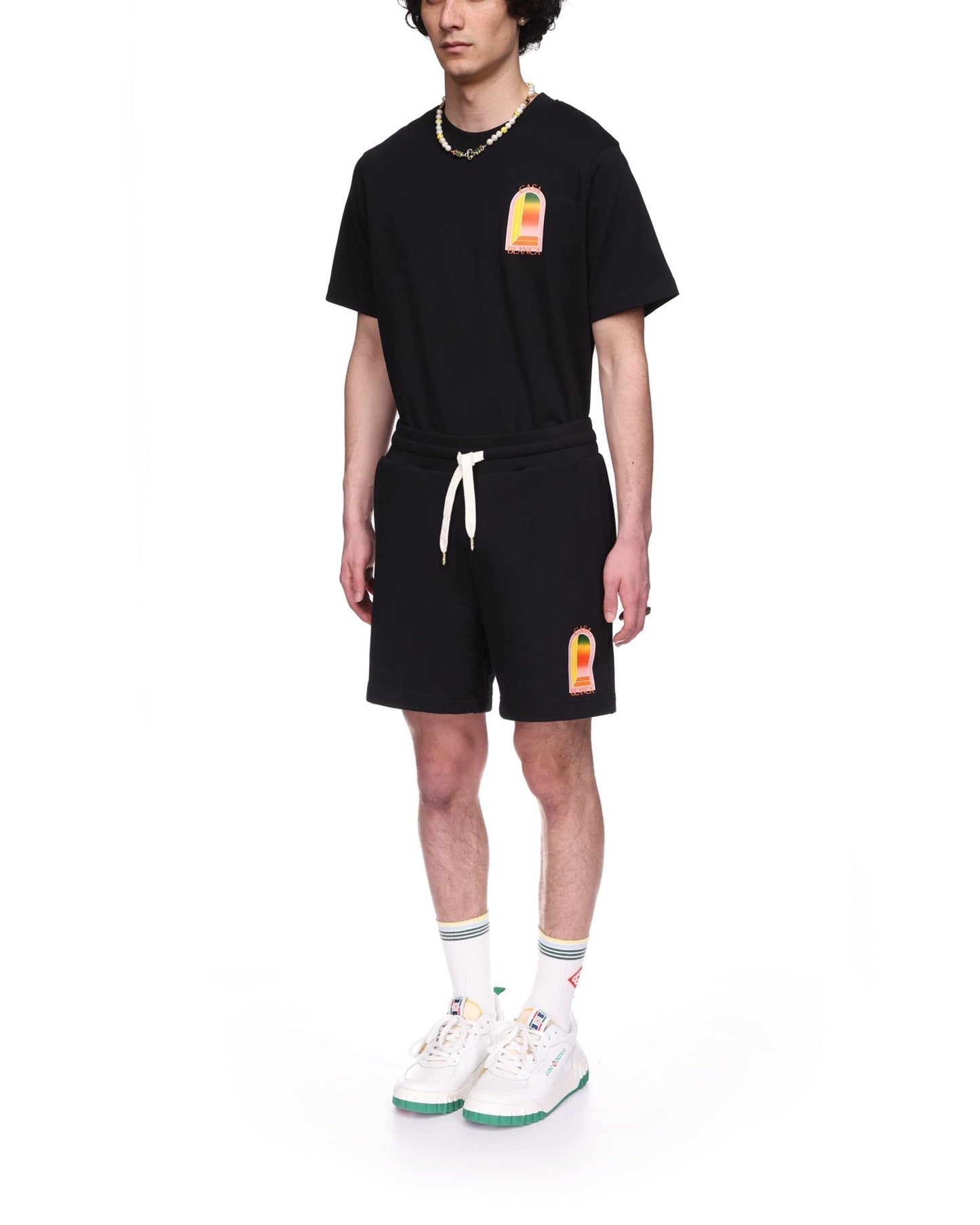 L'Arche Sweatshorts mit Farbverlauf