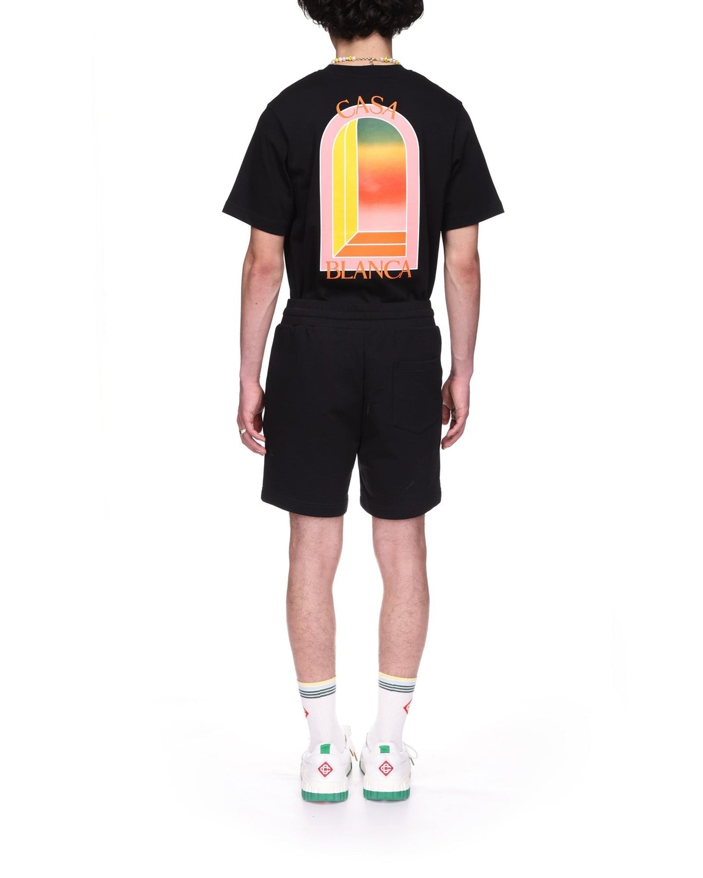 L'Arche Sweatshorts mit Farbverlauf