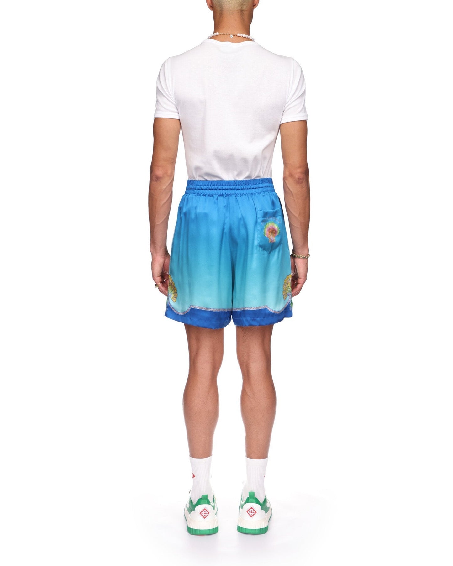 Coquillage Coloré Silk Shorts