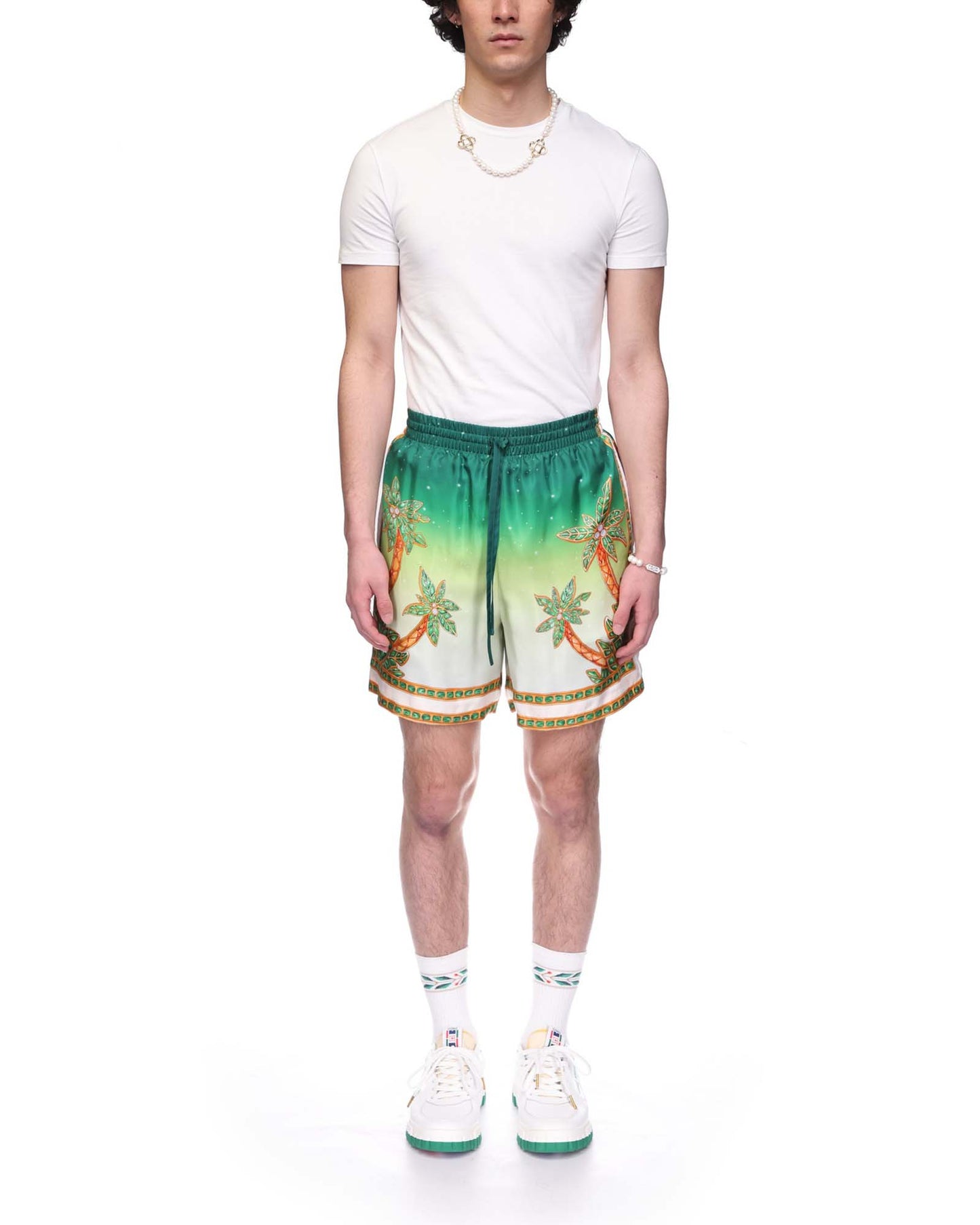 Joyaux D'Afrique Silk Shorts