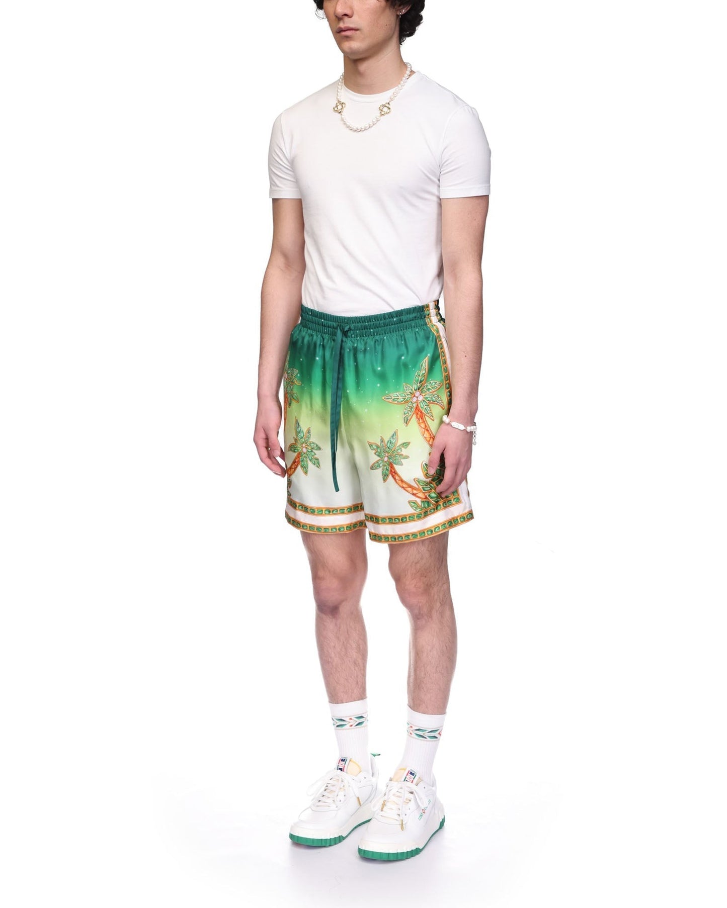 Joyaux D'Afrique Silk Shorts
