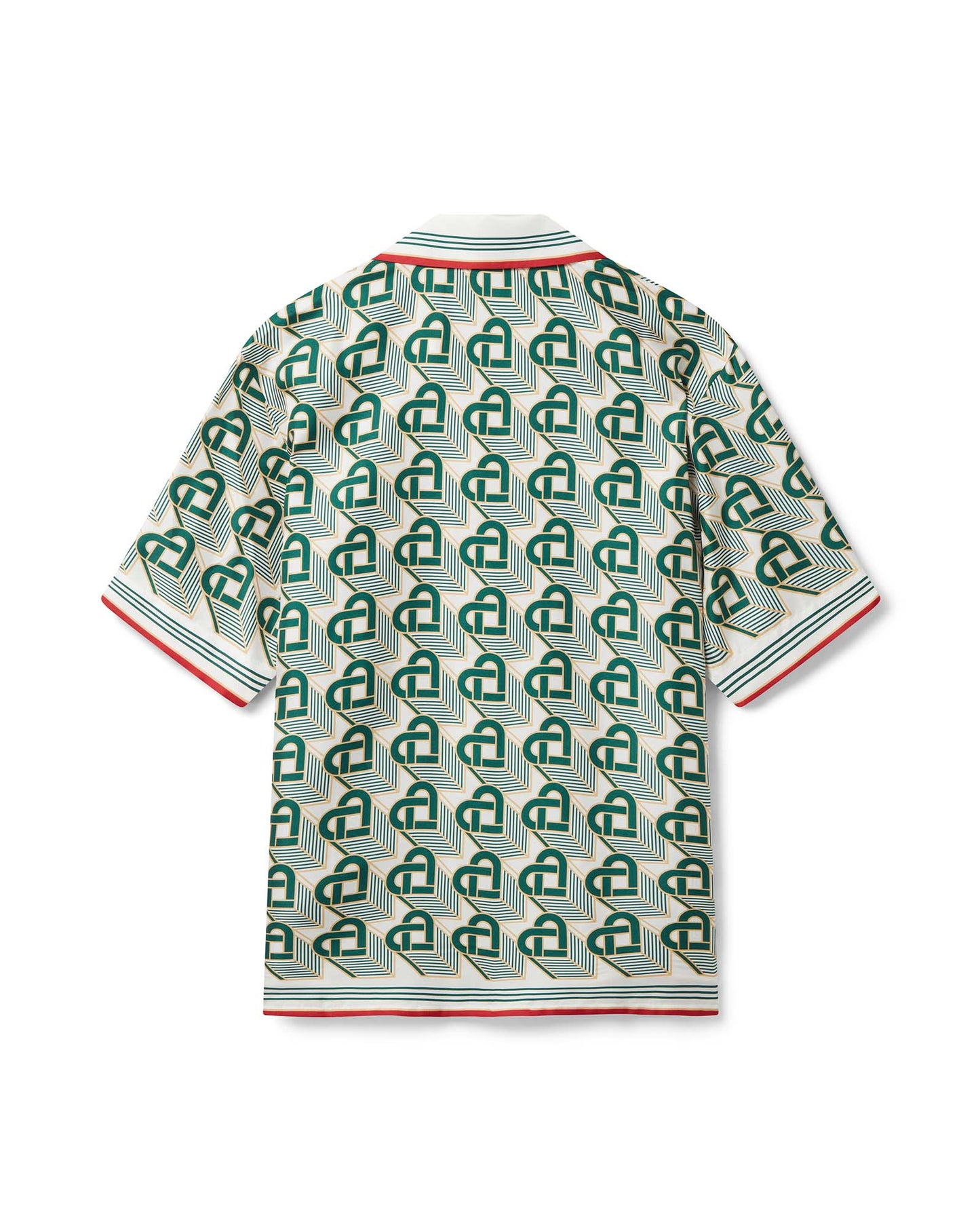 Heart Monogram Silk Shirt