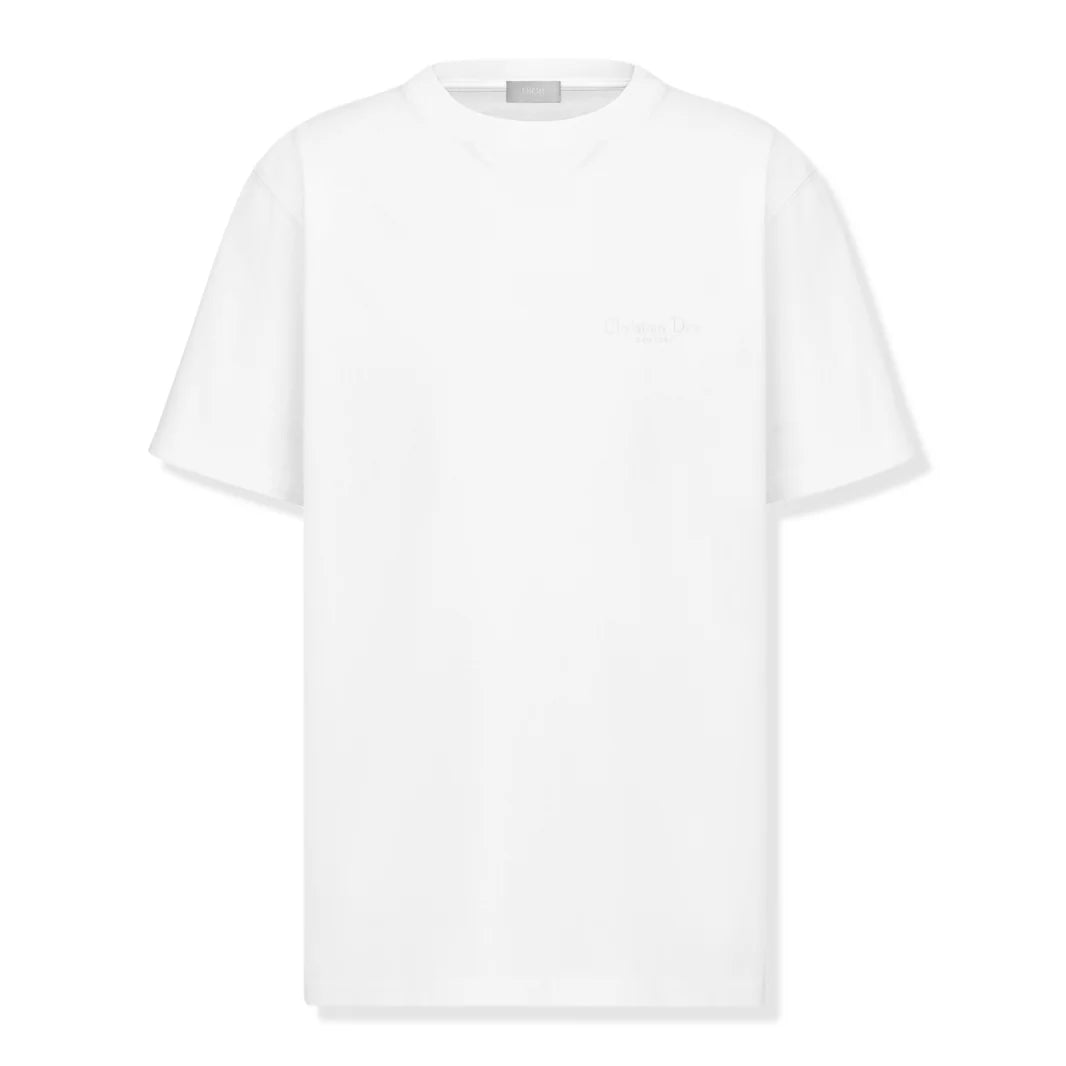Dior 'Christian Dior Couture' Chest Logo Relaxed Fit T Shirt White